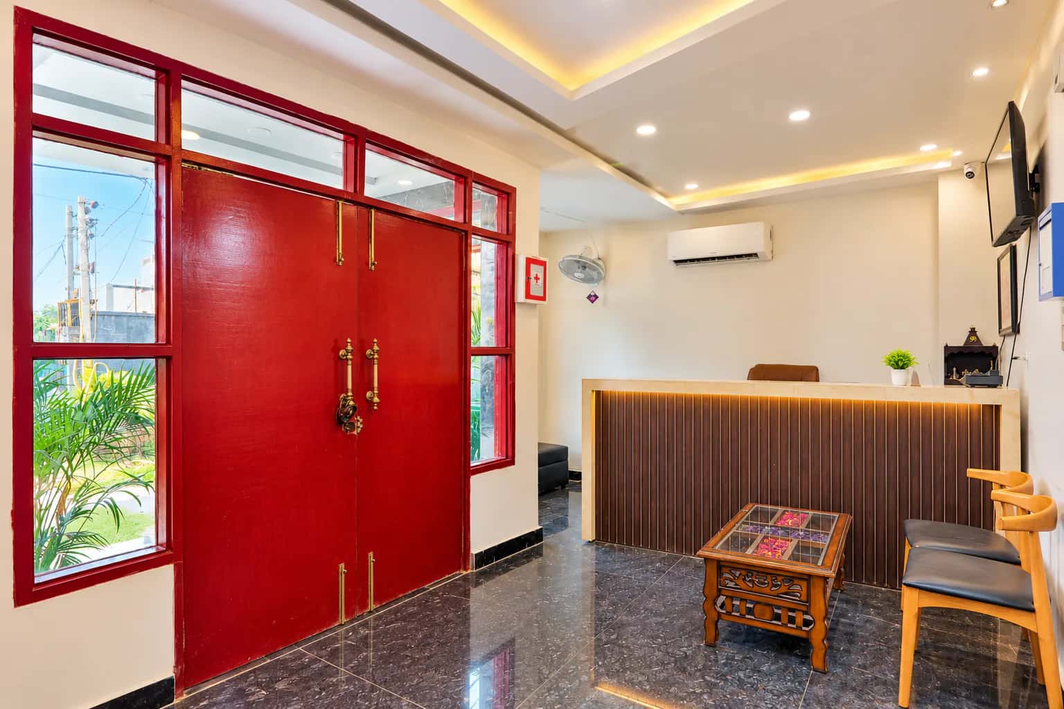 Reception and waiting area