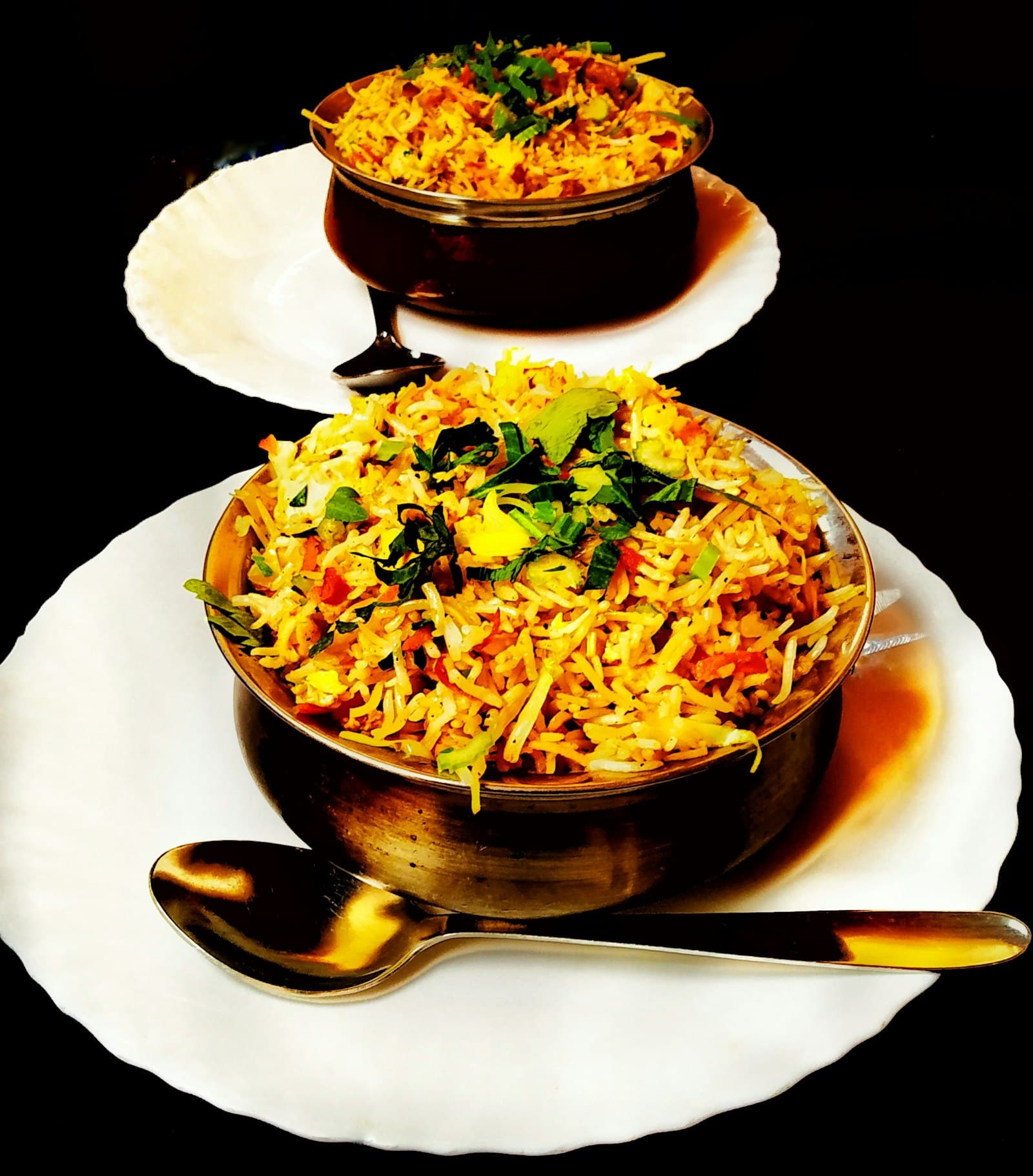 Awadhi Dum Biryani and Galawati Kebabs
